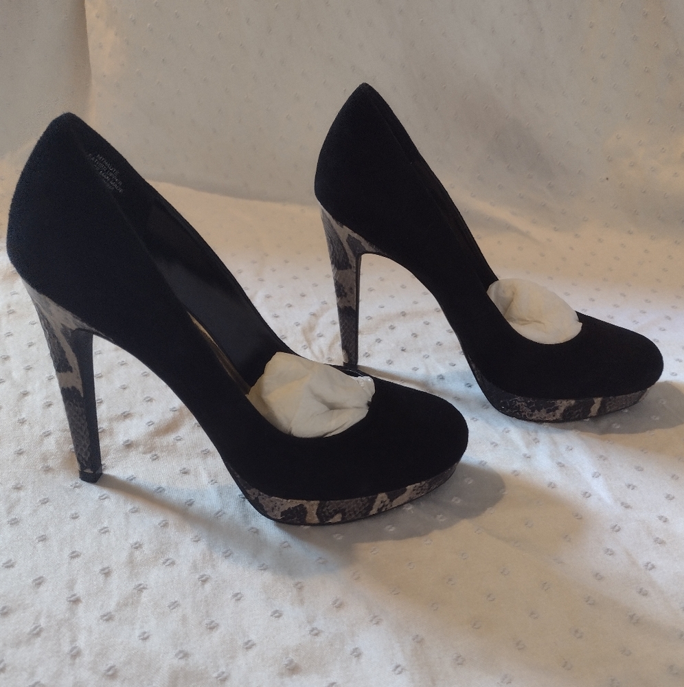 Via Neroli Snake Print High Heels Size 8